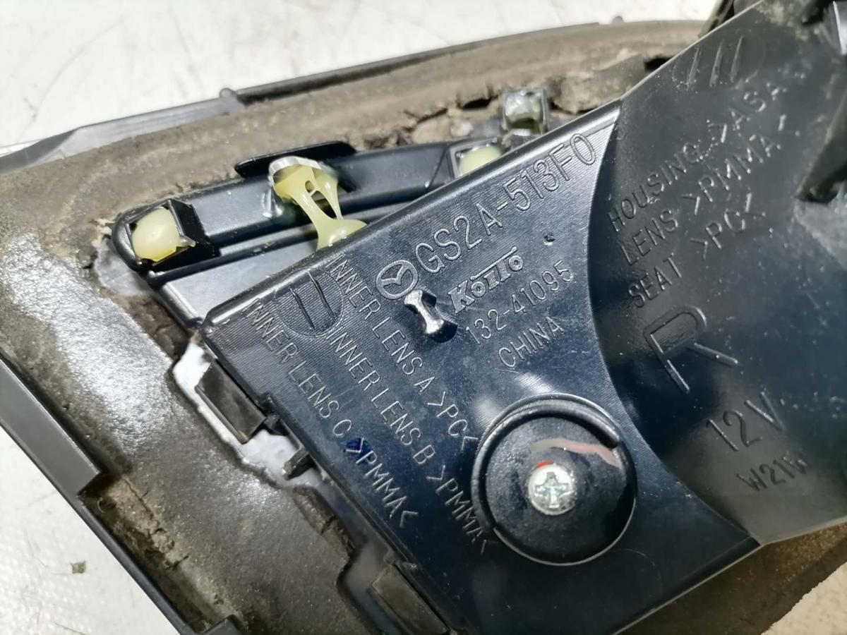 Mazda 6 GH original R&uuml;cklicht R&uuml;ckleuchte Schlussleuchte rechts innen Kombi BJ12